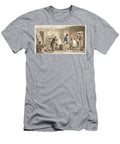 College Comforts a Freshman Taking Possession of His Rooms From the English Spy 1824 Isaac Robert Cruikshank T-Shirt