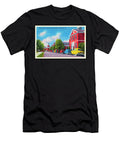 College Row Virginia State College Petersburg Virginia Retro Vintage Poster Carol Japp T-Shirt