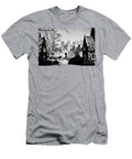 Collegiate Gothic Architecture Splendor Princeton University Blair Hall Black and White Dmr Filho T-Shirt