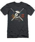 Colorful Billard Queue Pool Eight Ball Kirsty Nikki T-Shirt