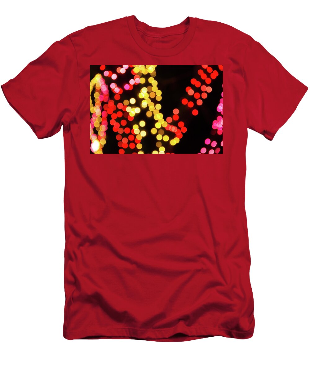 Colorful Bokeh Josu Ozkaritz T-Shirt