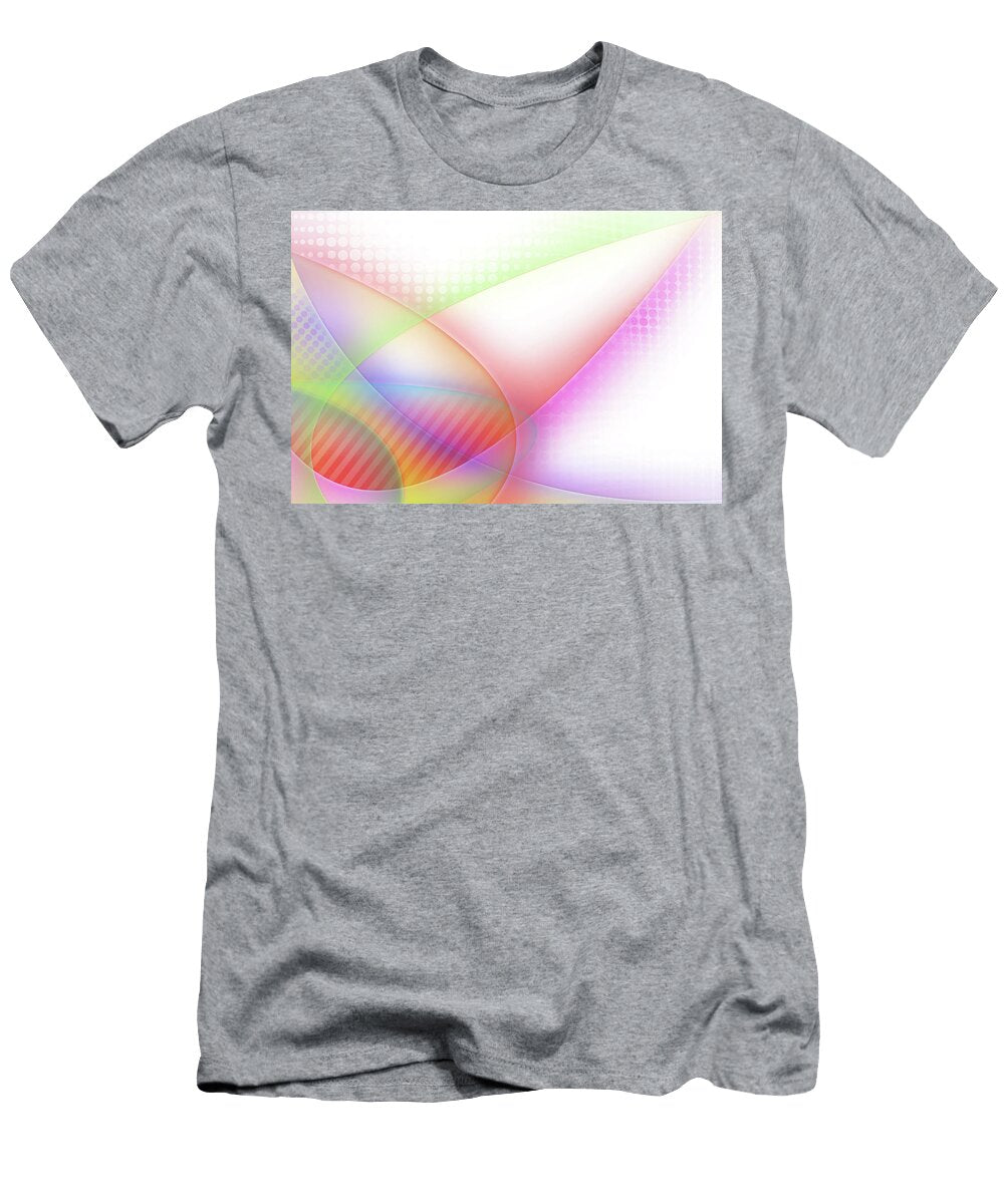 Colorful Geometric Shapes Les Cunliffe T-Shirt