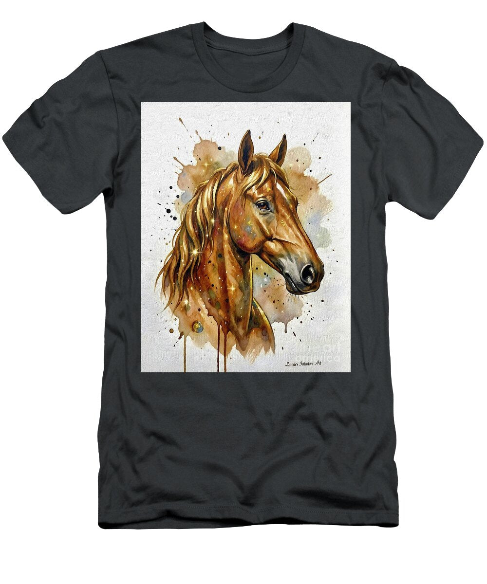 Colorful Horse Portrait Lauries Intuitive T-Shirt