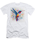 Colorful Hummingbird Surrounded By Leaves Betsy Knapp T-Shirt