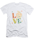 Colorful Love with School Doodles and Back to School Apple Mounir Khalfouf T-Shirt