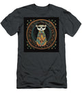 Colorful Meerkat Embroidered Design Masha Batkova T-Shirt