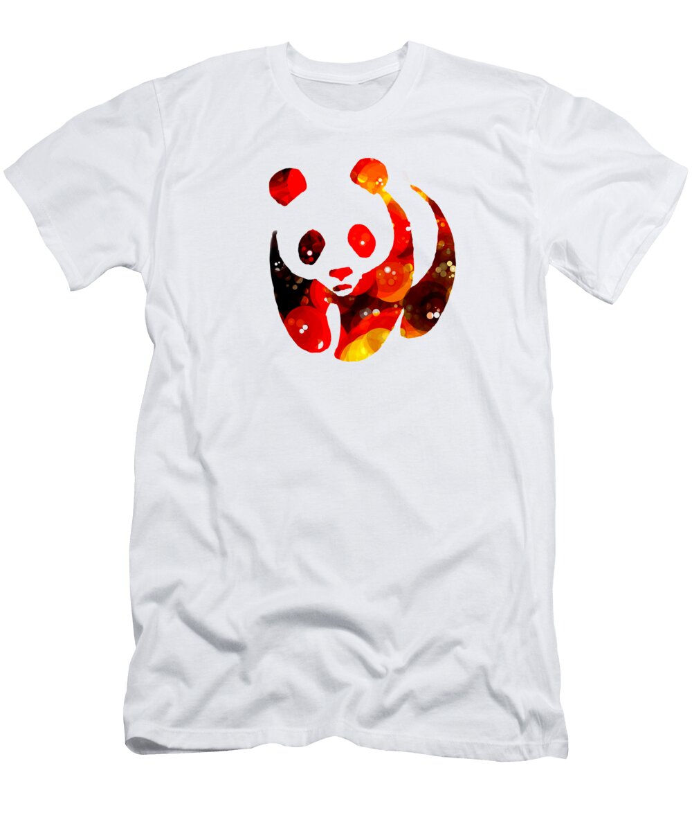 Colorful Panda 1 Eileen Backman T-Shirt