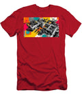 Colorful University of Chicago Illinois Campus Historic Urban Cityscape Hollie Love T-Shirt