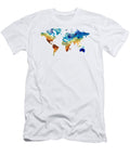 Colorful World Map 27 Sharon Cummings Sharon Cummings T-Shirt