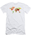 Colorful World Map 28 Sharon Cummings Sharon Cummings T-Shirt