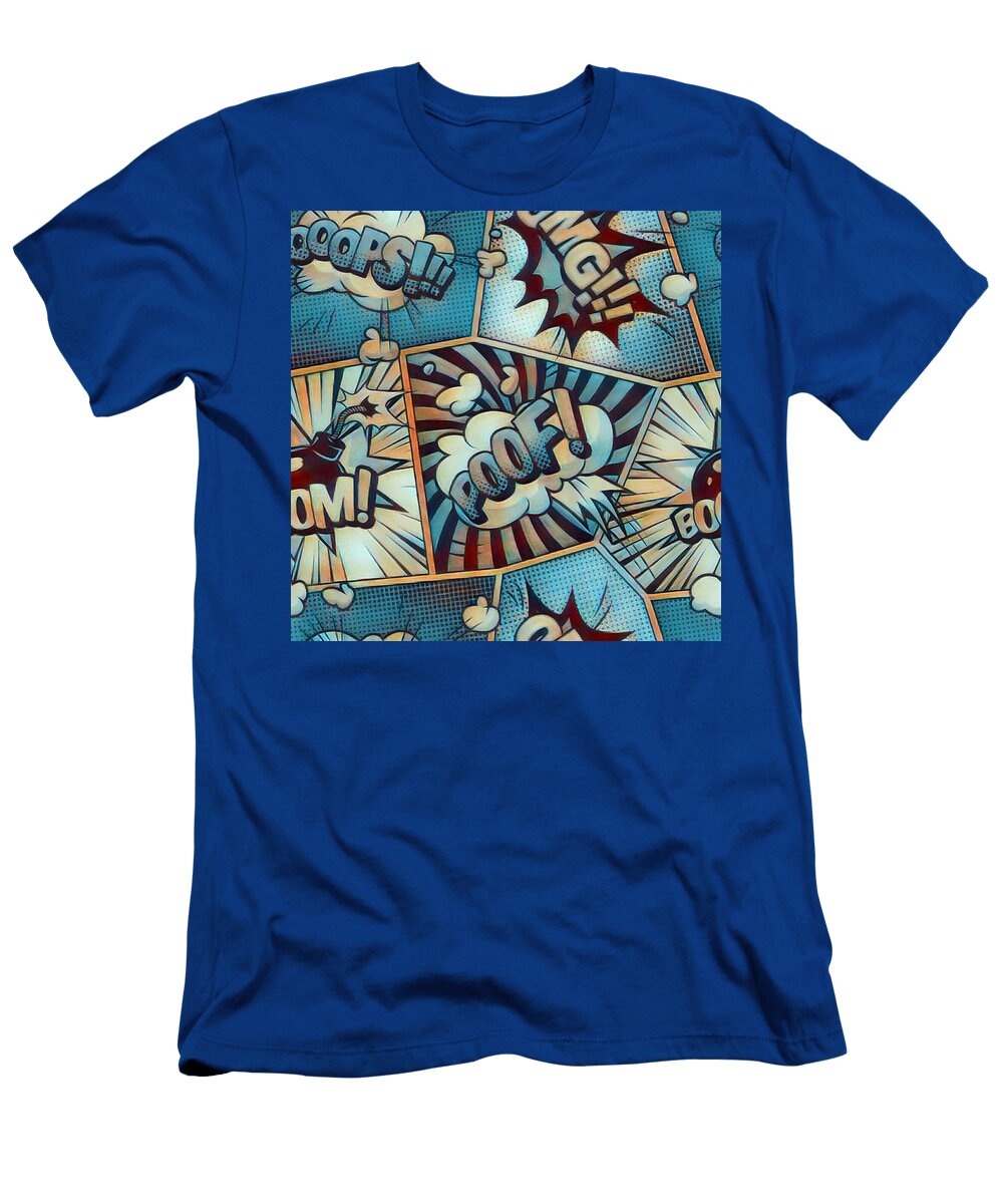 Comic Page Background Manga Anime 2 Tony Rubino T-Shirt