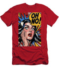 Comic Style Shocked Woman Brandon Vacek T-Shirt