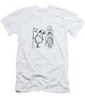 Company President Watching Worker Arrive Late Csa Images T-Shirt