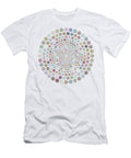 Concentric Circles White Hailey E Herrera T-Shirt