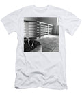 Concrete Ashtray Close Up Cigarette Butts Yopedro T-Shirt