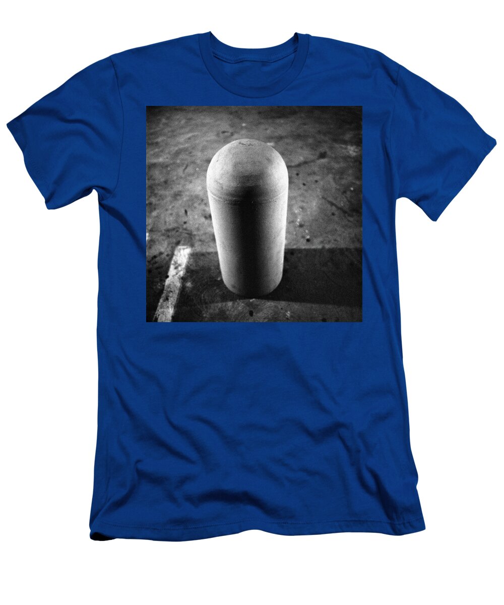 Concrete Bollard in Parking Lot Yopedro T-Shirt
