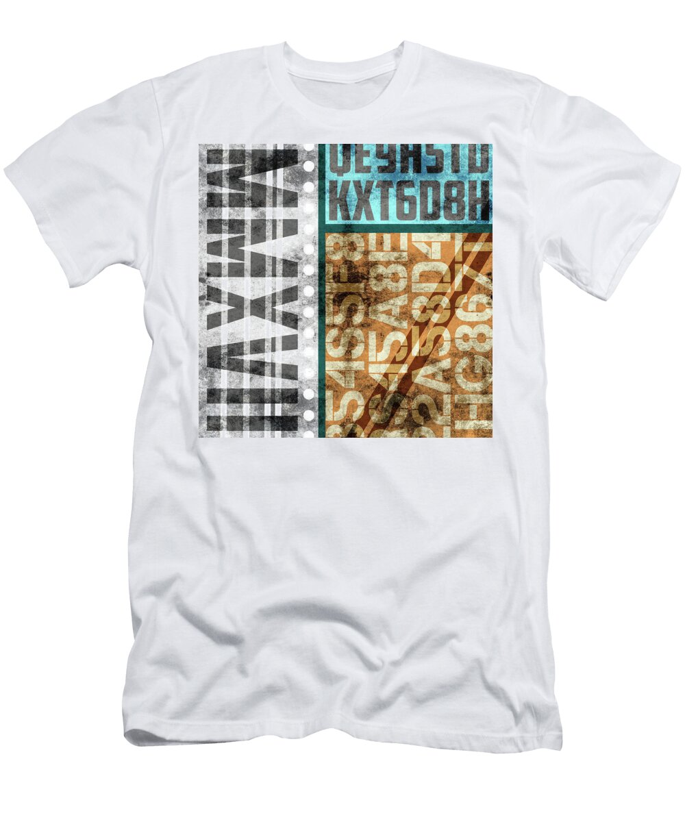 Contemporary Abstract Industrial Art Distressed Metal Mmxvii Studio Grafiikka T-Shirt