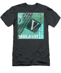 Contemporary Abstract Industrial Art Distressed Metal Olive Green Studio Grafiikka T-Shirt