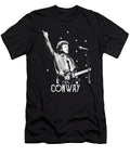 Conway Twitty White Stencil Cynthia Pottorff T-Shirt
