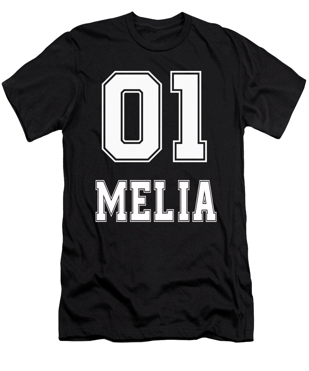 Cool Melia Name Birthday Benjamin Burkert T-Shirt