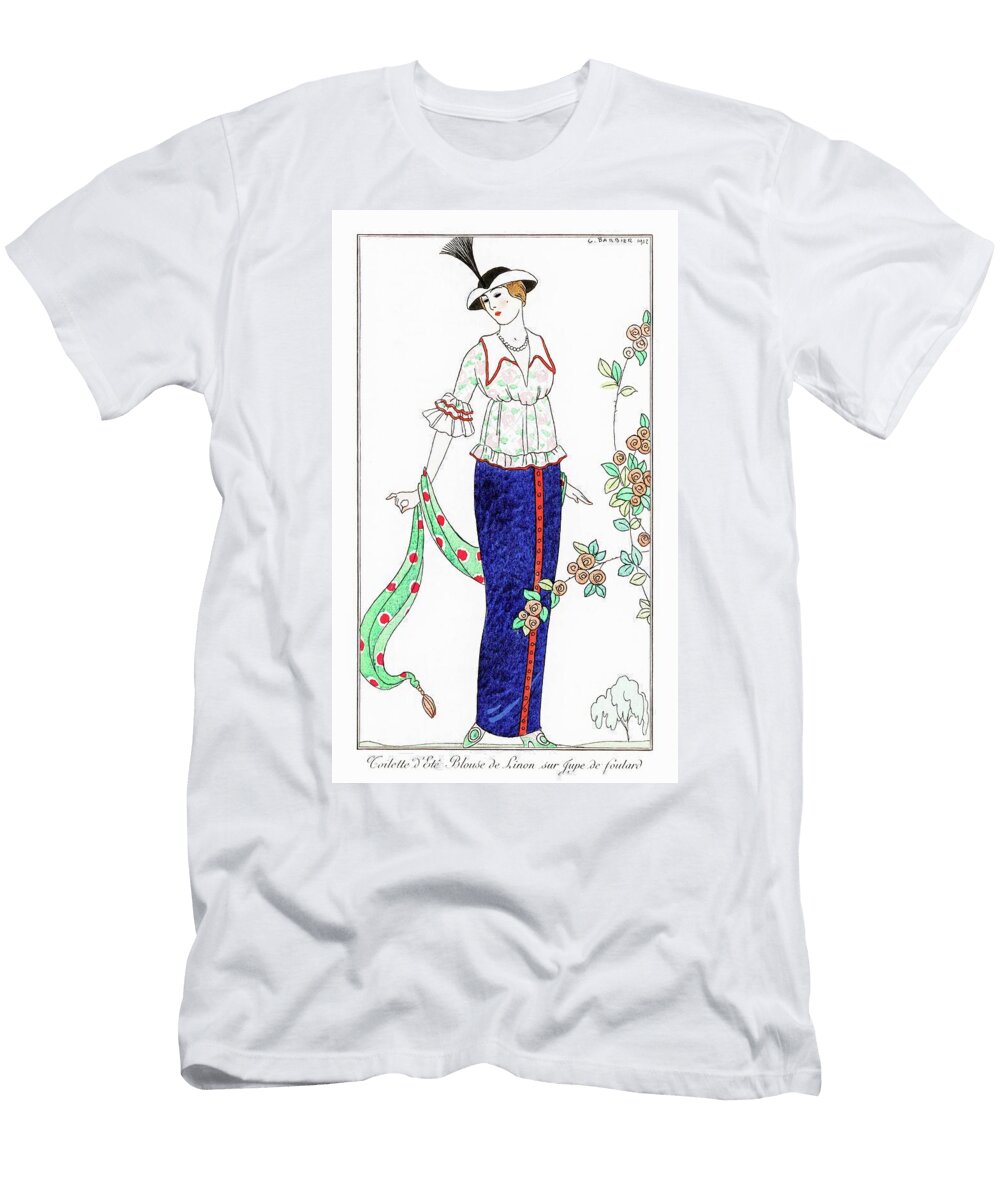 Costumes Parisiens No 3 Toilette Dete Digital Remastered Edition George Barbier T-Shirt