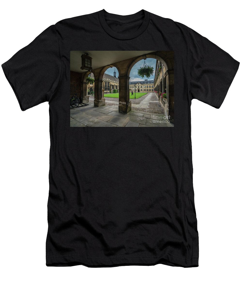 Courtyard of Peterhouse College Cambridge Mike Reid T-Shirt