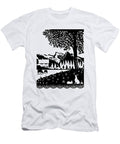 Cow and Rabbit in Diemtigtal Nature Park in Bern Switzerland Swiss Scherenschnitte Paper Cut Style Aloysius Patrimonio T-Shirt