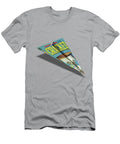Cracked Paper Airplane 109 Mad Paperairplanes T-Shirt