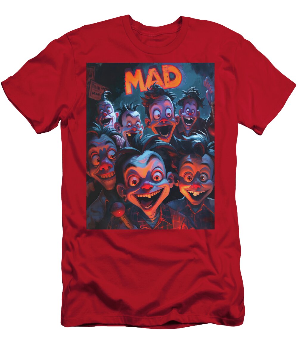 Crazed Fans Mad Comic Book Cover 10 Mad Paperairplanes T-Shirt