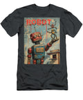 Crazy Robot Mad Comic Book Cover 66 Mad Paperairplanes T-Shirt