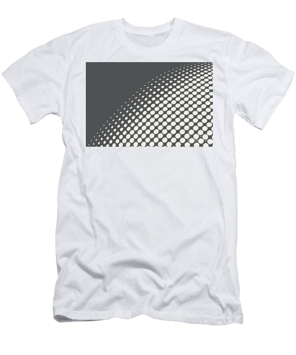 Cream Gray Abstract Halftone Polka Dot Pattern Pairs 2023 Coty Blank Canvas DC 003 Petite Patterns T-Shirt
