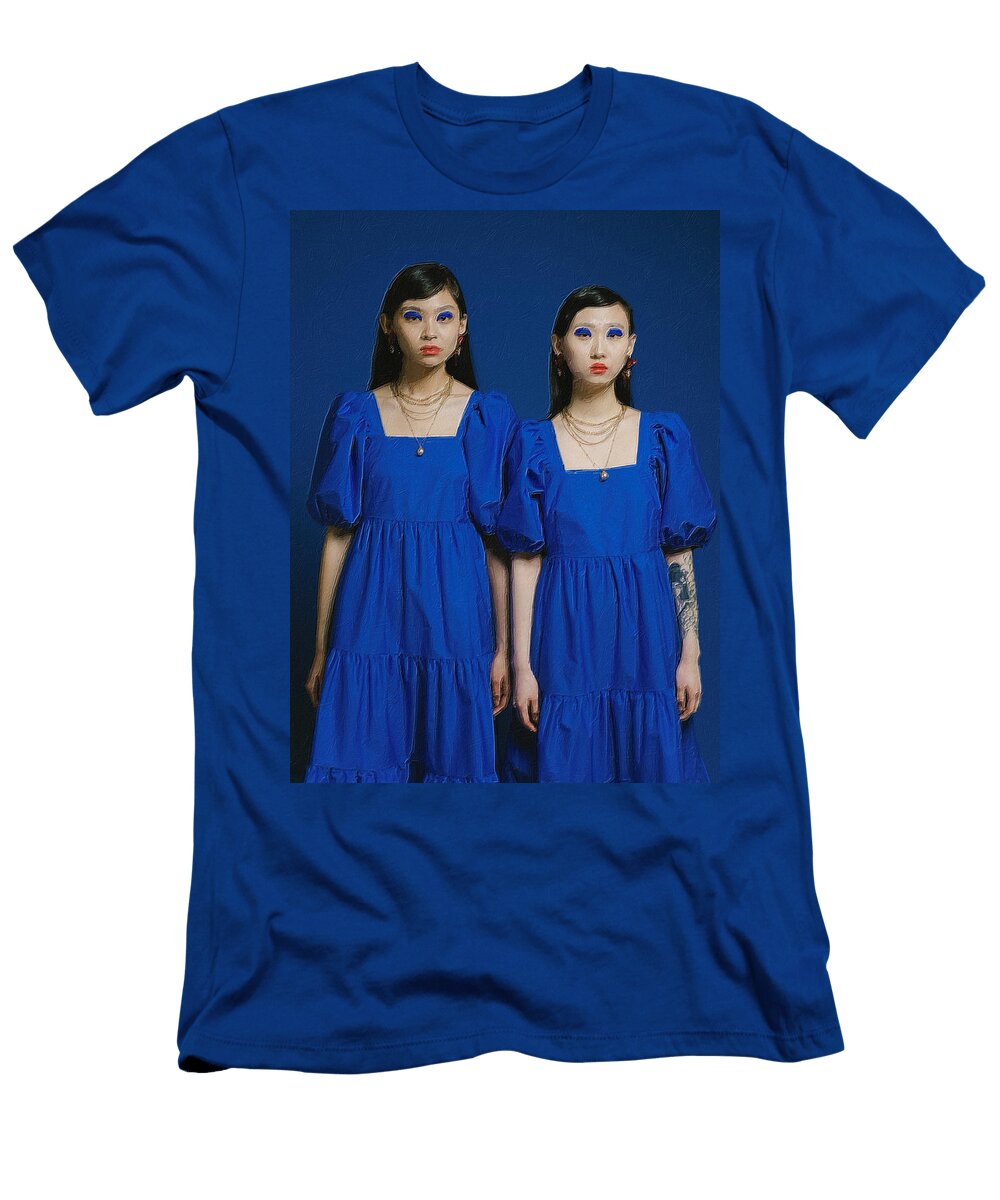 Creepy Ominous Girls Tony Rubino T-Shirt