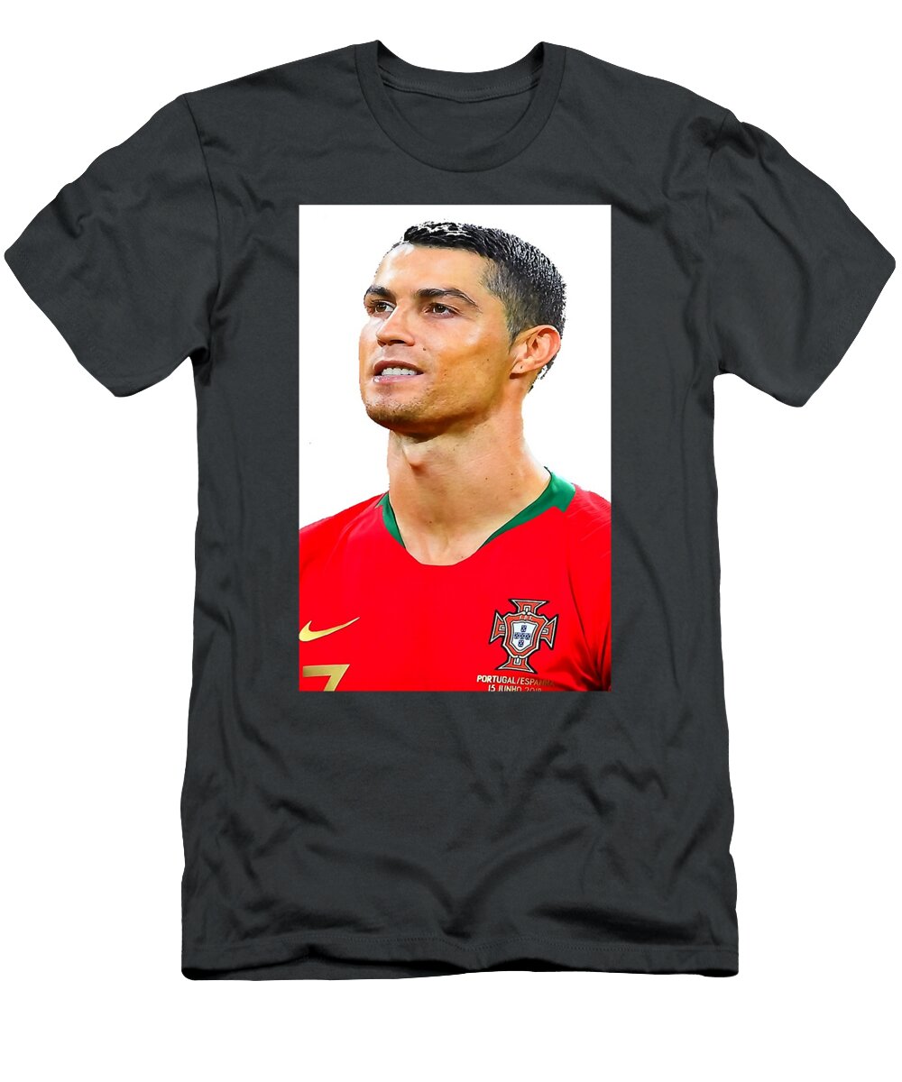 Cristiano Ronaldo Cr7 Potrait Iphone Case Cover Cr7 Gift Raoul Ratzenberger T-Shirt