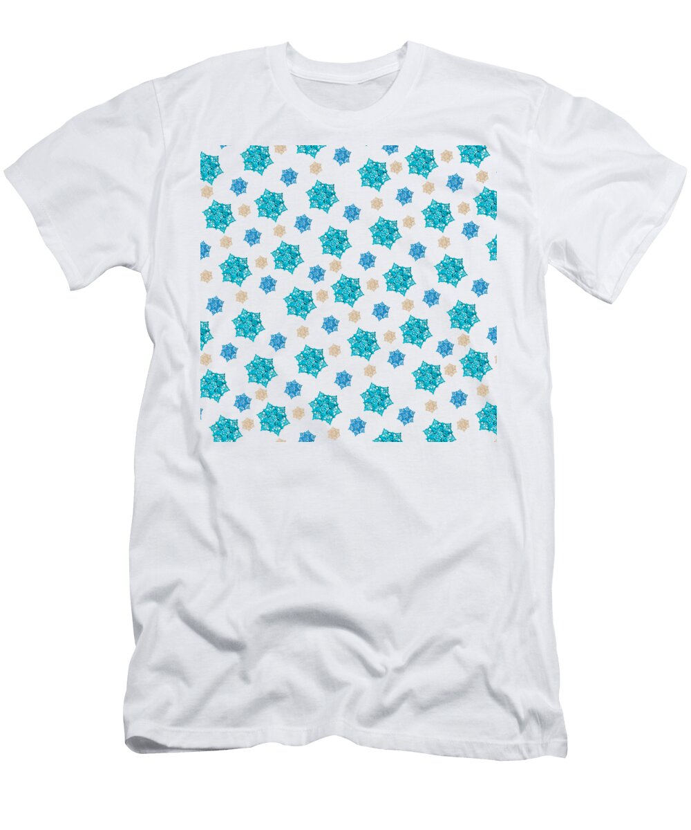 Crochet Snowflake Pattern Home of Print Home of Print T-Shirt