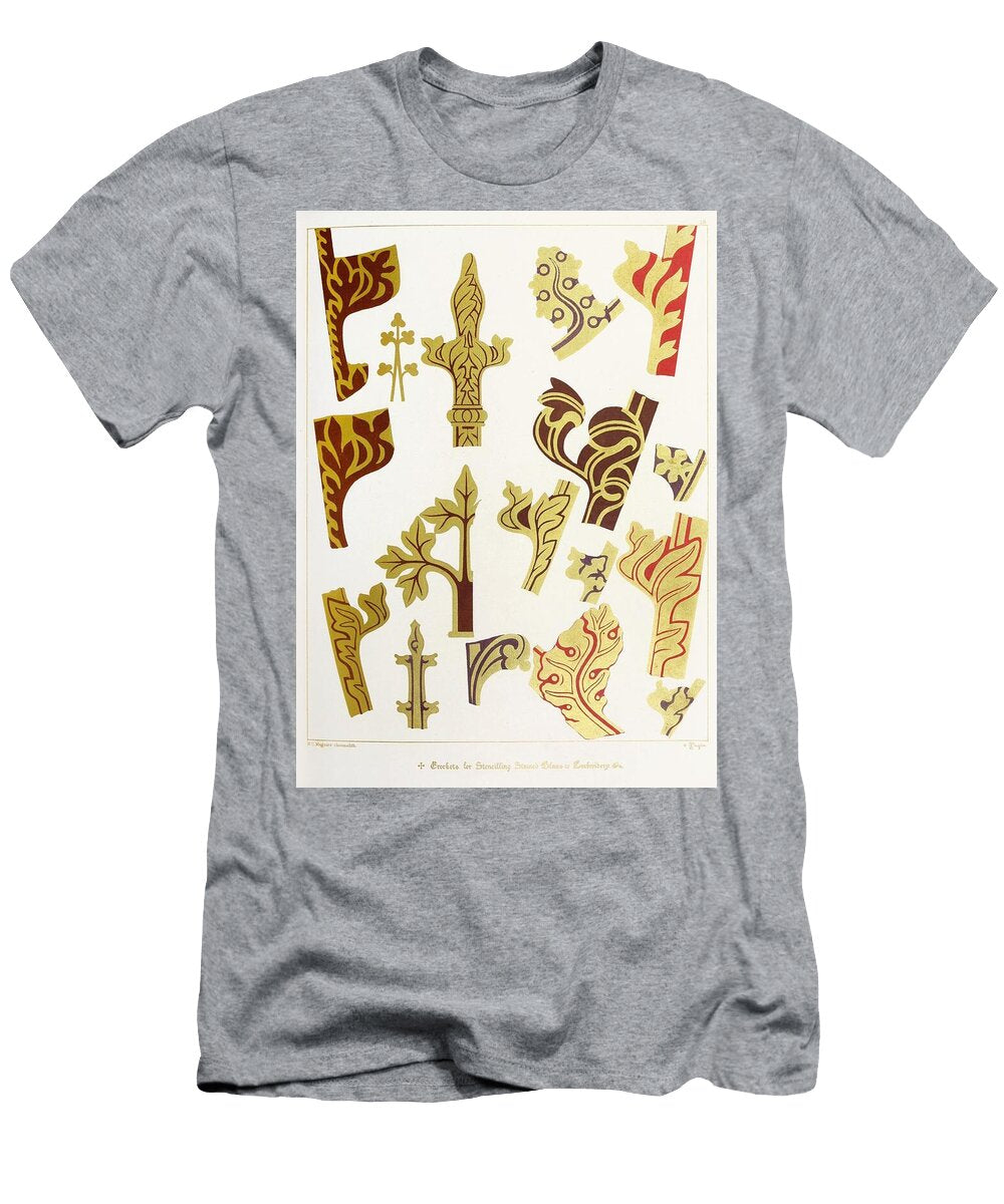 Crochets for Stencilling Stained Glass and Embroidery Augustus Pugin English T-Shirt