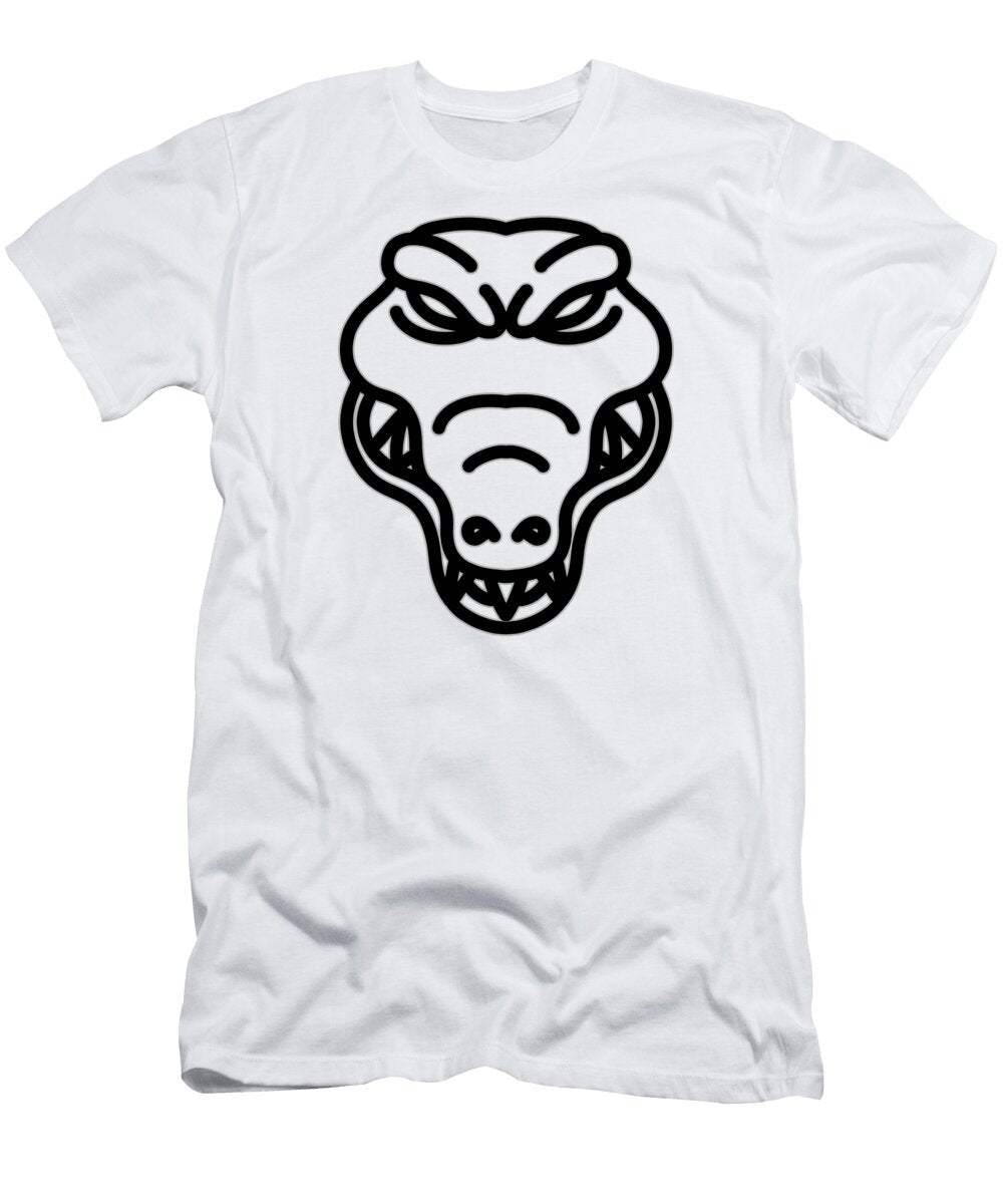 Crocodile Head Black Sugeng Wawa T-Shirt