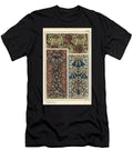 Crown Imperial Flower Fritillaria Imperialis in Wallpaper and Fabric Patterns and As Design for a Steel Art Object 1897 Lithograph Eugene Grasset T-Shirt