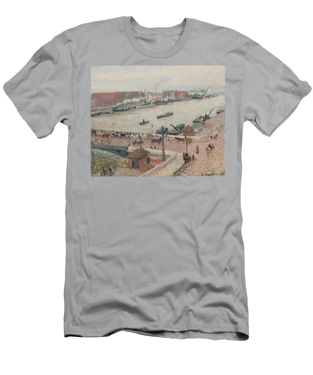 Crue De LA Seine Pont Boieldieu Rouen Camille Pissarro French T-Shirt