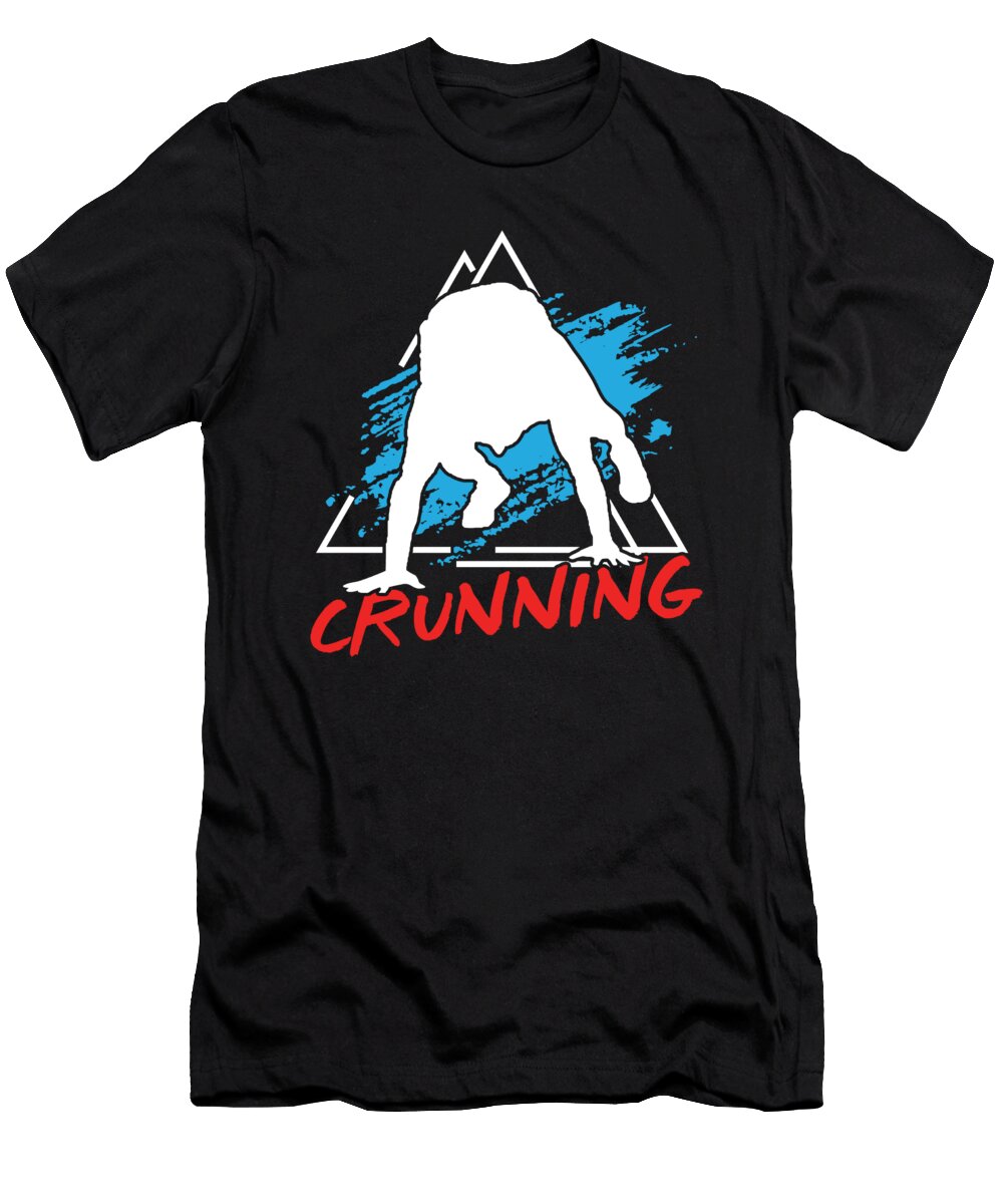 Crunner Crunning Track and Field Marathon Cardio Workout Exercise Gift Thomas Larch T-Shirt