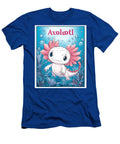 Cute Axolotl Underwater Coloring Page for Kids Thomas Tomson T-Shirt