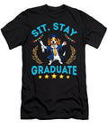 Cute Beagle Dog Senior Sit Stay Graduate Proud Sophie Eleanor T-Shirt