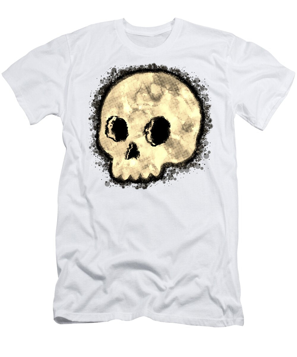 Cute Cartoon Skull in Sepia Rick Al T-Shirt