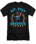 Cute Doberman Senior Dad Mom Sit Stay Graduate Sophie Eleanor T-Shirt