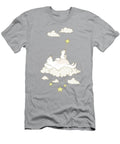 Cute Polar Bears on Cloud Whimsical Art for Kids Matthias Hauser T-Shirt