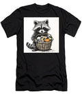 Cute Raccoon Holding Basket with Skulls Pumpkin Eva Hotspring T-Shirt