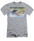Cute Young Spotted Hyena Botswana Africa Wildlife Artush Foto T-Shirt