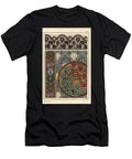 Cyclamen Persicum Motif in Patterns for Lace Wallpaper and Fabric 1897 Lithograph Eugene Grasset T-Shirt