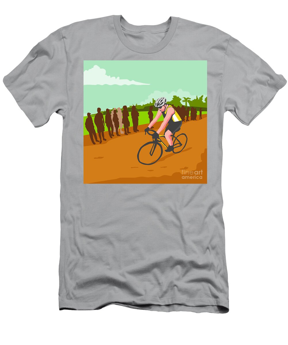 Cyclist Racing Wpa Aloysius Patrimonio T-Shirt