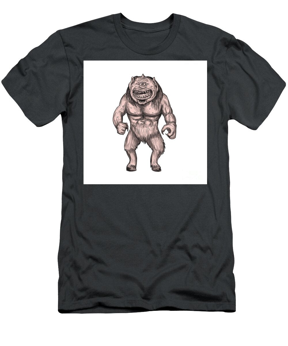 Cyclops Standing Tattoo Aloysius Patrimonio T-Shirt