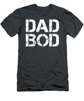 Dad Bod Rough Strong 90s White Stencil Text Logang Shay T-Shirt